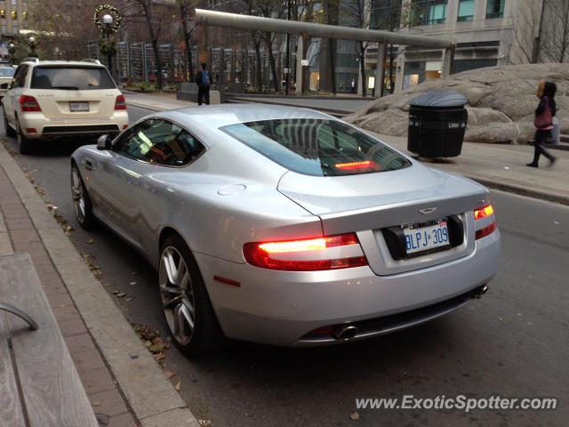 Aston Martin DB9 spotted in Toronto, Canada