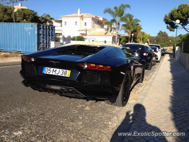 Lamborghini Aventador spotted in Quinta do Lago, Portugal