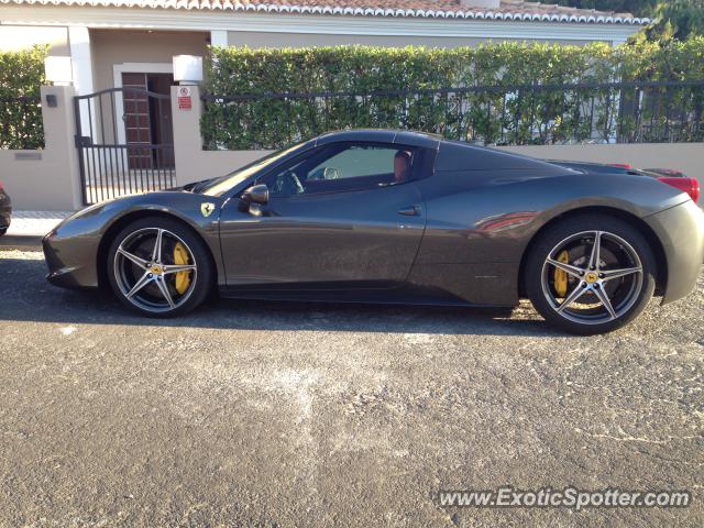 Ferrari 458 Italia spotted in Quinta do Lago, Portugal