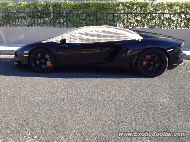 Lamborghini Aventador spotted in Quinta do Lago, Portugal