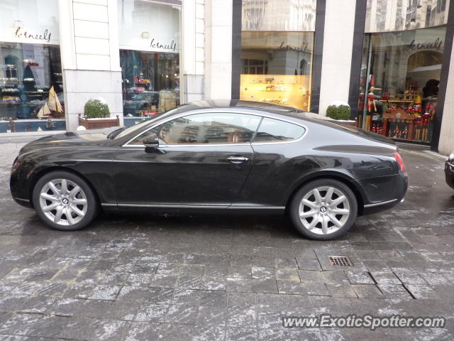 Bentley Continental spotted in Brussels, Belgium