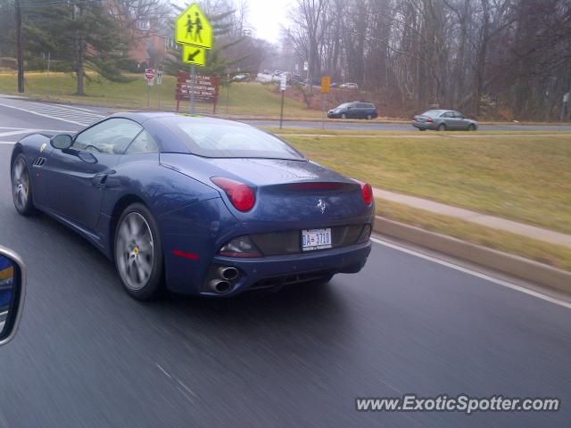 Ferrari California spotted in Bethesda, Maryland