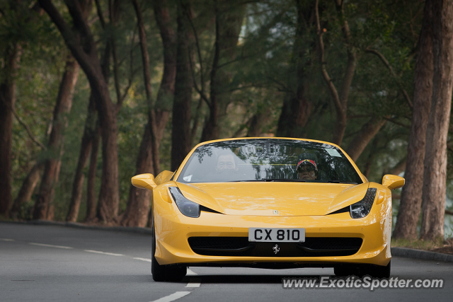 Ferrari 458 Italia spotted in Hong Kong, China