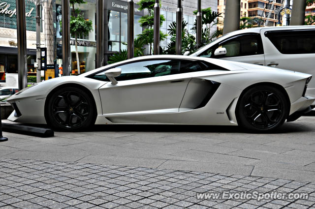 Lamborghini Aventador spotted in Bukit Bintang KL, Malaysia