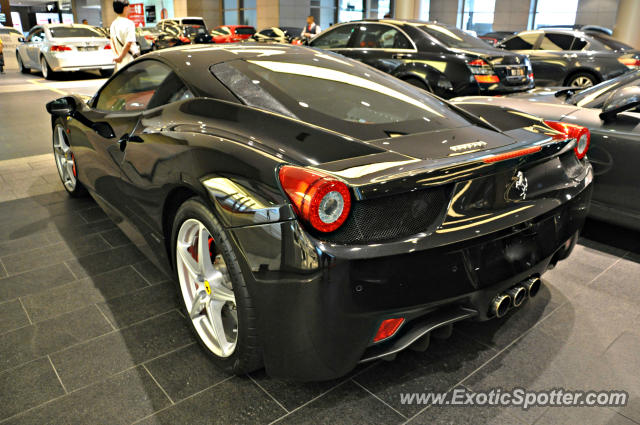 Ferrari 458 Italia spotted in Bukit Bintang KL, Malaysia