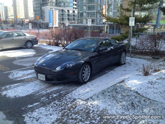 Aston Martin DB9 spotted in Toronto, Canada