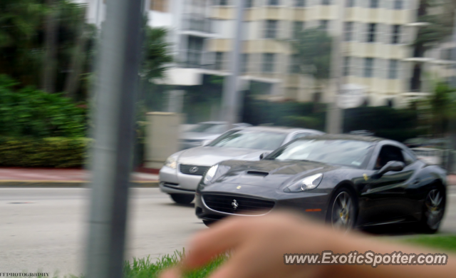 Ferrari California spotted in Miami, Florida