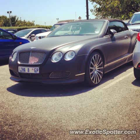 Bentley Continental spotted in Johannesburg, South Africa