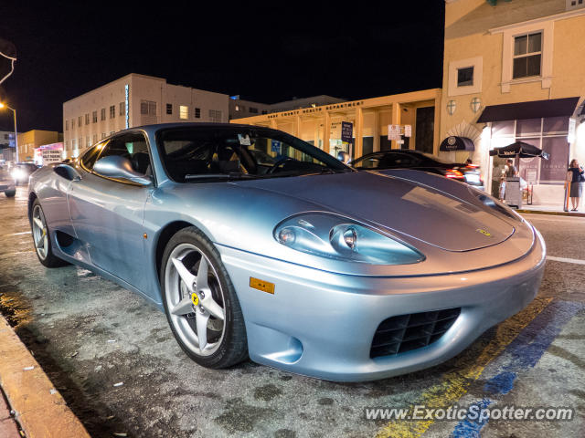 Ferrari 360 Modena spotted in Miami, Florida