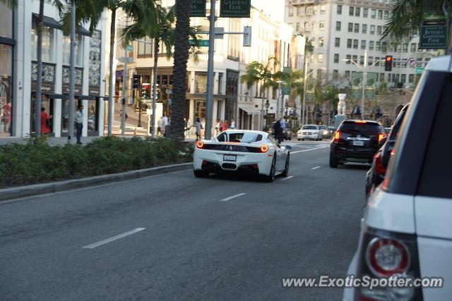 Ferrari 458 Italia spotted in Beverly Hills, California