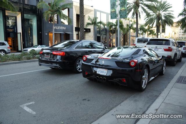 Ferrari 458 Italia spotted in Beverly Hills, California