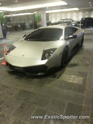 Lamborghini Murcielago spotted in Orchard Road, Singapore