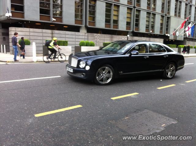 Bentley Mulsanne spotted in London, United Kingdom