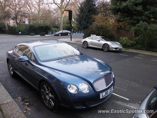 Bentley Continental spotted in London, United Kingdom