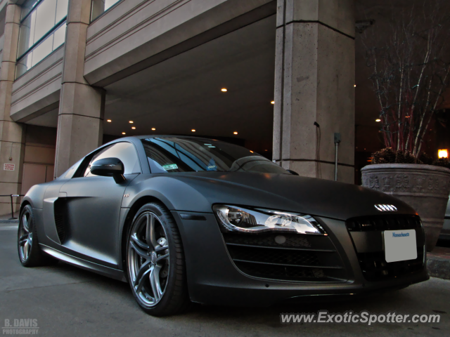 Audi R8 spotted in Boston, Massachusetts