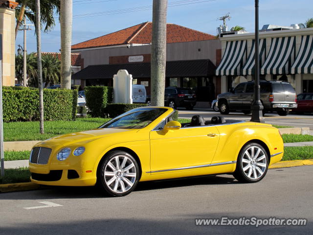 Bentley Continental spotted in Palm Beach, Florida