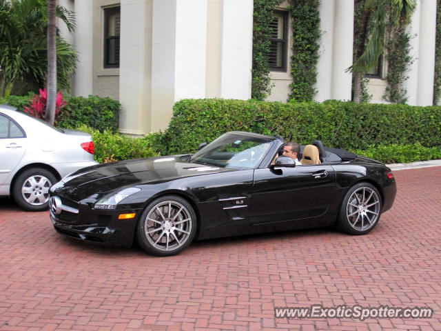 Mercedes SLS AMG spotted in Palm Beach, Florida