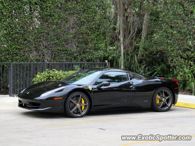 Ferrari 458 Italia spotted in Palm Beach, Florida