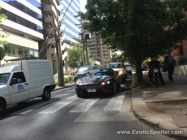 Aston Martin DBS spotted in Santiago, Chile