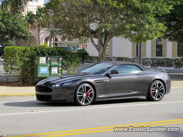 Aston Martin DBS spotted in Palm Beach, Florida