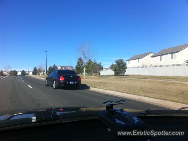 Bentley Continental spotted in Castle Rock, Colorado