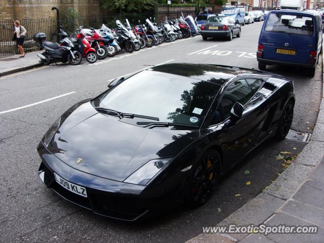 Lamborghini Gallardo spotted in London, United Kingdom