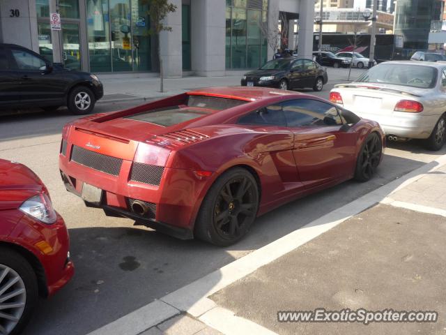 Lamborghini Gallardo spotted in Toronto, Canada