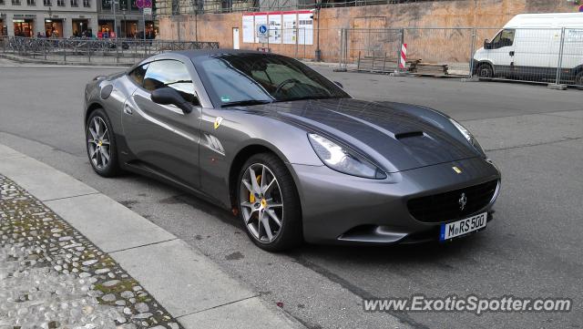 Ferrari California spotted in Munich, Germany