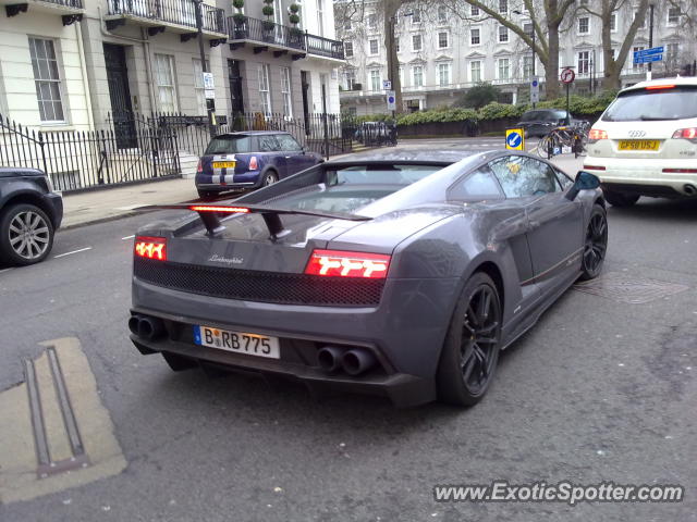 Lamborghini Gallardo spotted in London, United Kingdom