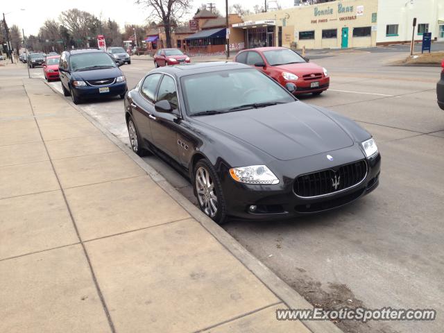 Maserati Quattroporte spotted in Denver, Colorado