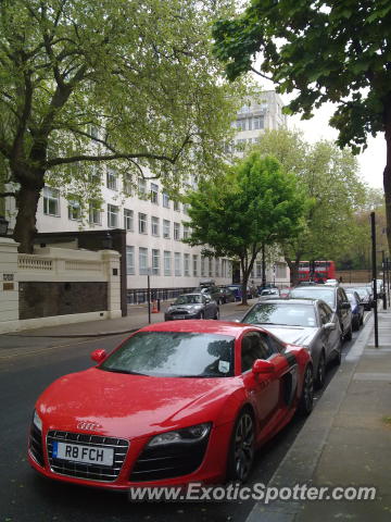 Audi R8 spotted in London, United Kingdom