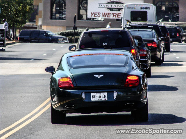 Bentley Continental spotted in Buckhead, Georgia