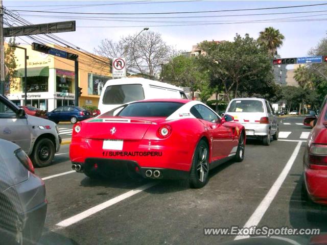 Ferrari 599GTB spotted in Lima, Peru