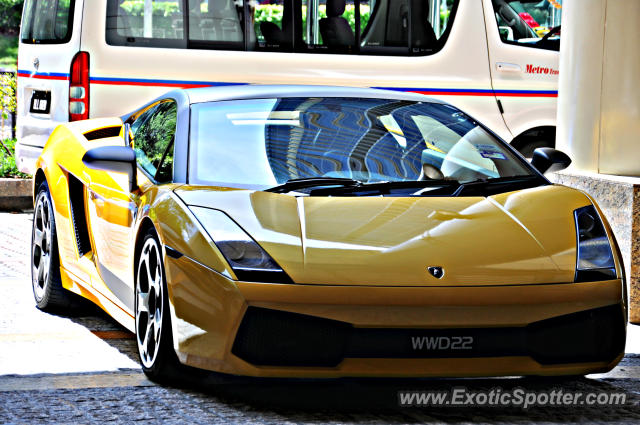 Lamborghini Gallardo spotted in Bukit Bintang KL, Malaysia