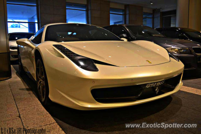 Ferrari 458 Italia spotted in Bukit Bintang, Malaysia