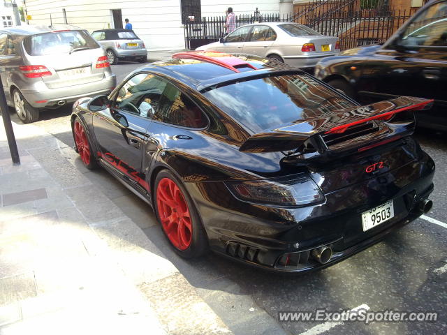 Porsche 911 GT2 spotted in London, United Kingdom