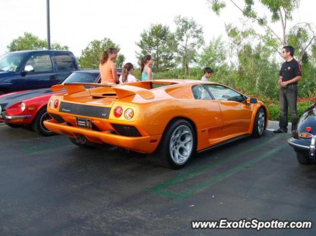 Lamborghini Diablo spotted in Newport Beach, California