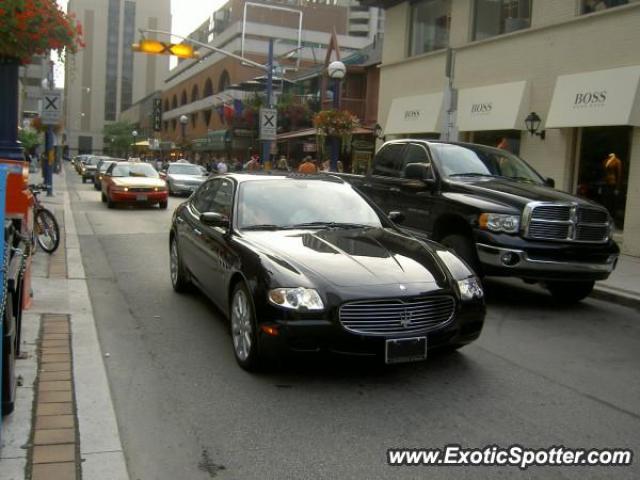 Maserati Quattroporte spotted in Toronto, Canada