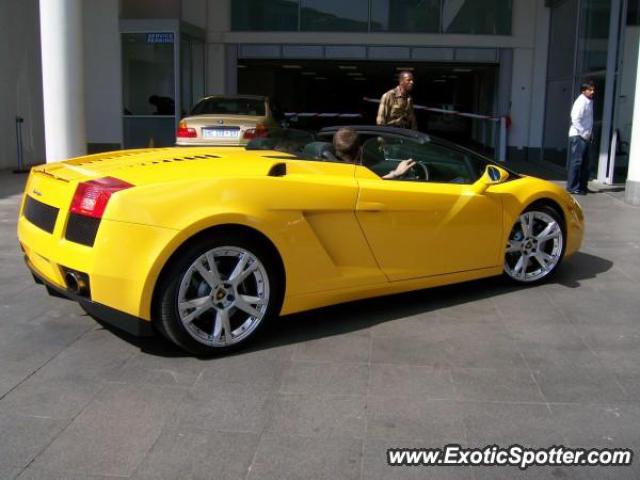 Lamborghini Gallardo spotted in Johannesburg, South Africa