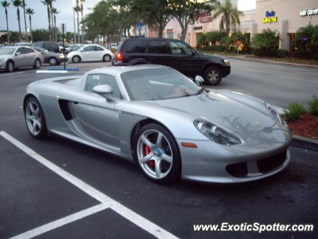 Porsche Carrera GT spotted in Boca Raton, Florida