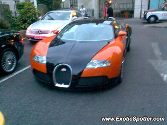 Bugatti Veyron spotted in London, United Kingdom