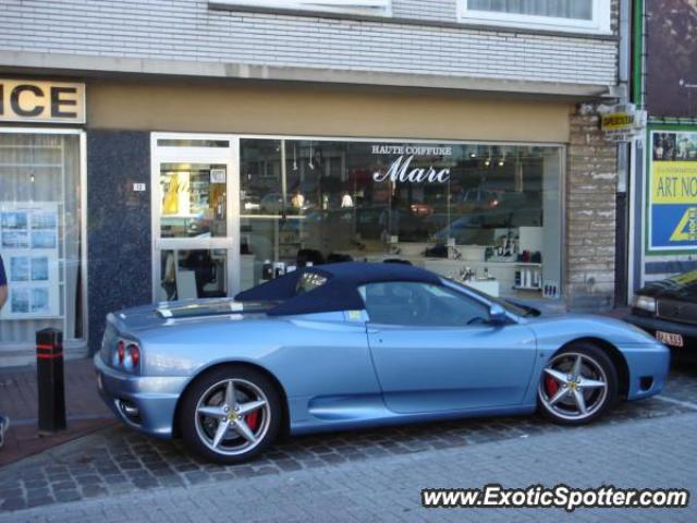 Ferrari 360 Modena spotted in Knokke, Belgium