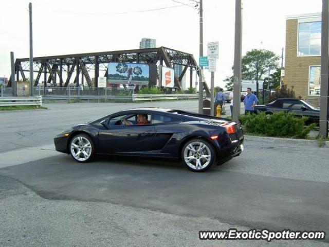 Lamborghini Gallardo spotted in Toronto, Canada