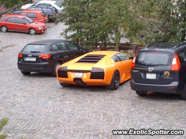 Lamborghini Murcielago spotted in Samnaun, Switzerland