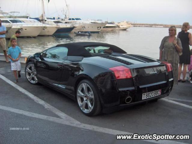 Lamborghini Gallardo spotted in Puerto Banus, Spain