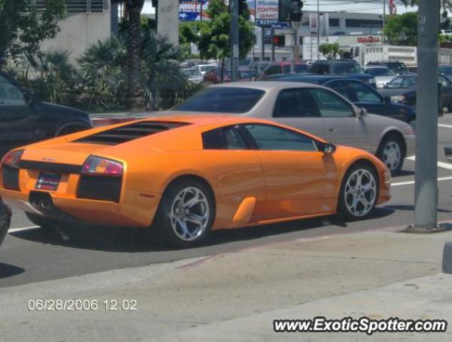 Lamborghini Murcielago spotted in Santa monica, California