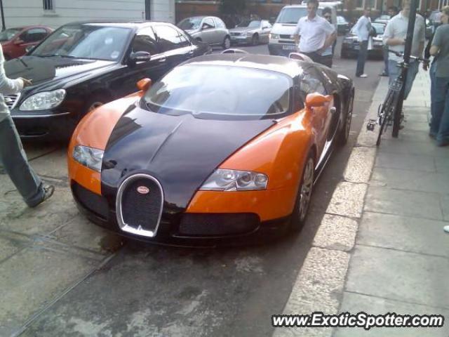 Bugatti Veyron spotted in London, United Kingdom