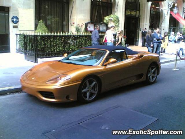 Ferrari 360 Modena spotted in Paris, France