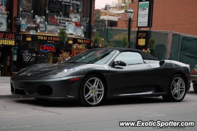 Ferrari F430 spotted in Yorkville, Canada