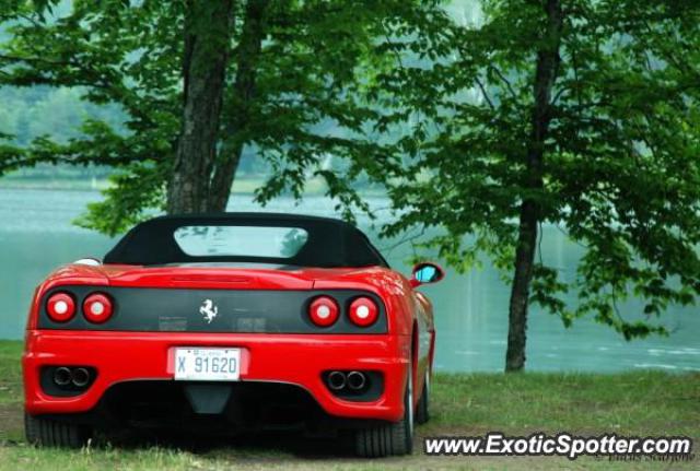 Ferrari 360 Modena spotted in Mont Tremblant, Canada